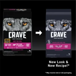 Crave High Protein Lamb Adult Grain-Free Dry Dog Food -Pawsphoria Sales Store 126675 PT8. AC SS1800 V1688756865