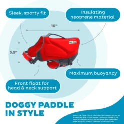 Outward Hound Neoprene Dawson Swimmer Dog Life Jacket -Pawsphoria Sales Store 127807 PT3. AC SS1800 V1636510065