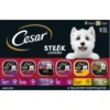 Cesar Steak Lovers Variety Pack Small Breed Adult Wet Dog Food Trays