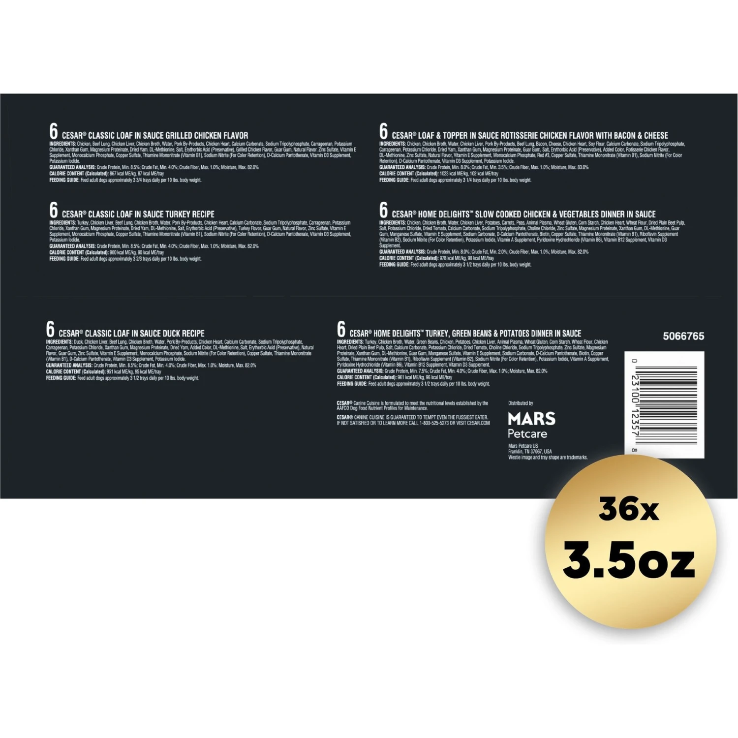 Cesar Poultry Lovers Variety Pack Small Breed Adult Wet Dog Food Trays 2 Cesar Poultry Lovers Variety Pack Small Breed Adult Wet Dog Food Trays - Image 2