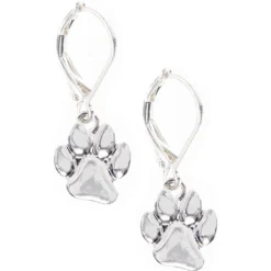 Pet Friends Paw Print Drop Earrings
