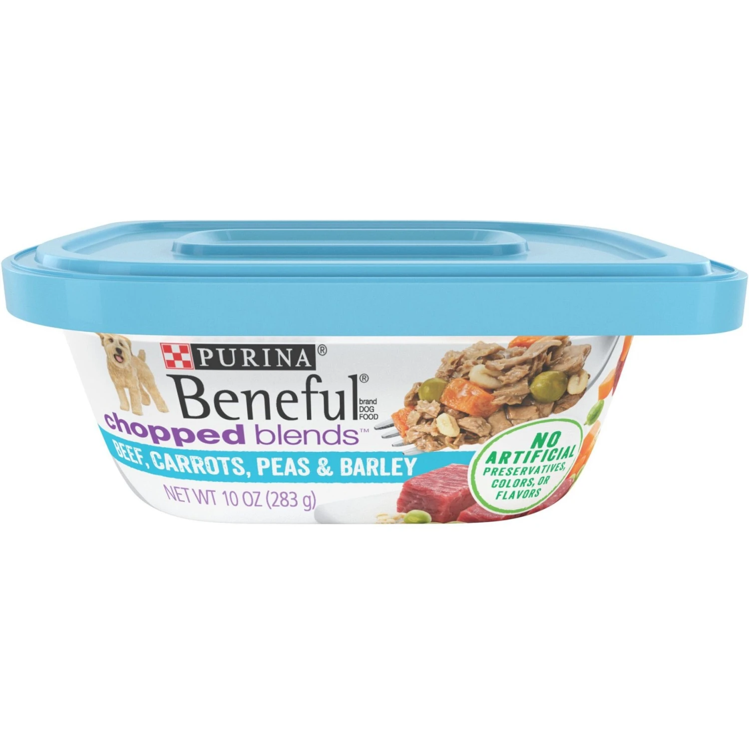 Purina Beneful Chopped Blends With Beef, Carrots, Peas & Barley Wet Dog Food 1 Purina Beneful Chopped Blends With Beef, Carrots, Peas & Barley Wet Dog Food