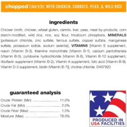 Purina Beneful Chopped Blends With Chicken, Carrots, Peas & Wild Rice Wet Dog Food -Pawsphoria Sales Store 130959 PT4. AC SS1800 V1700160816