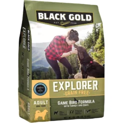 Black Gold Explorer Game Bird Formula With Turkey & Quail Grain-Free Dog Food, 28-lb Bag