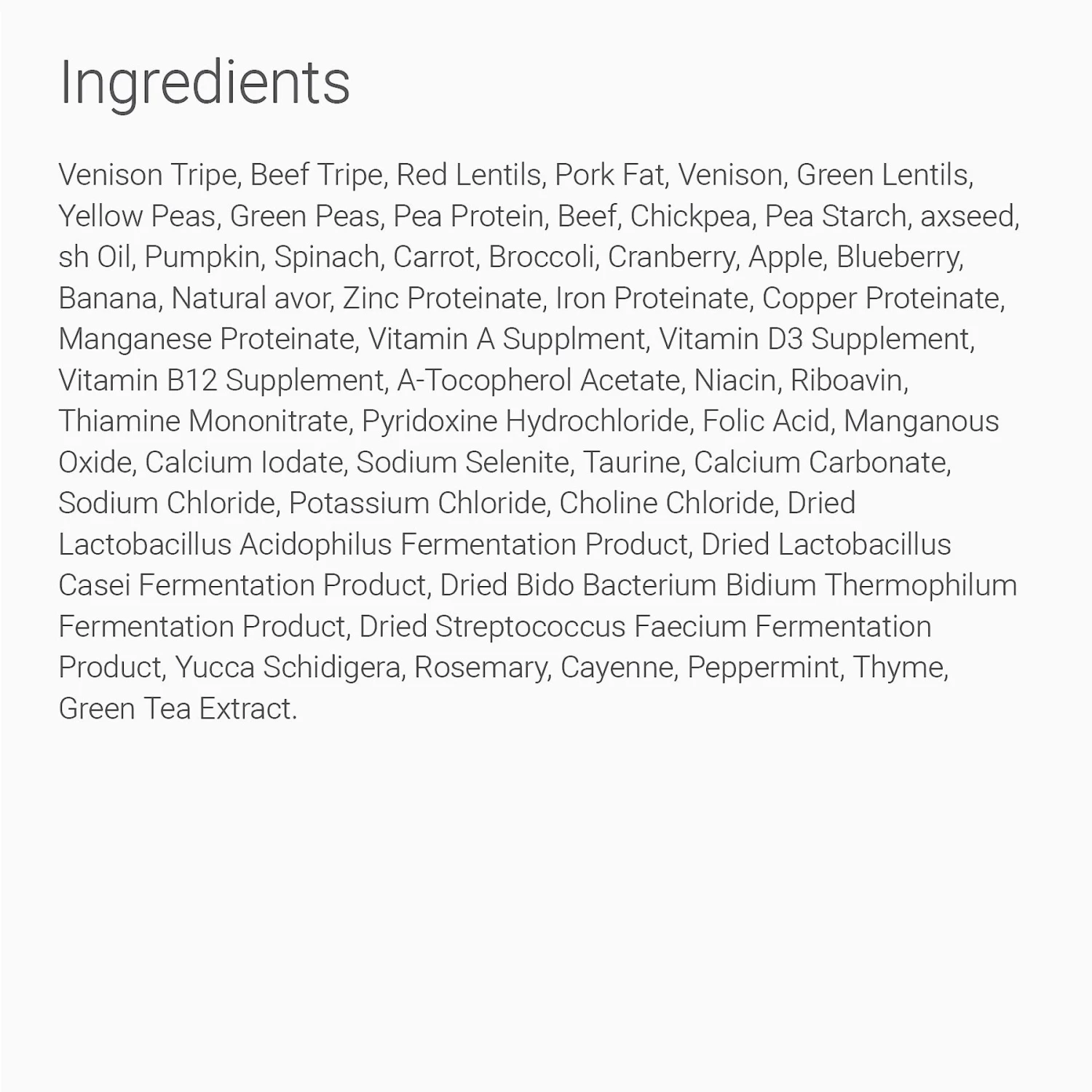 PetKind Tripe Dry Grain-Free Venison Tripe Formula Dry Dog Food 2 PetKind Tripe Dry Grain-Free Venison Tripe Formula Dry Dog Food - Image 2