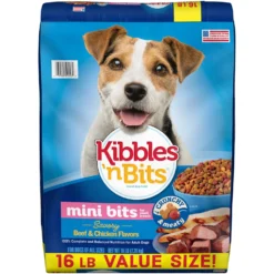 Kibbles 'n Bits Small Breed Mini Bits Savory Beef & Chicken Flavors Dry Dog Food