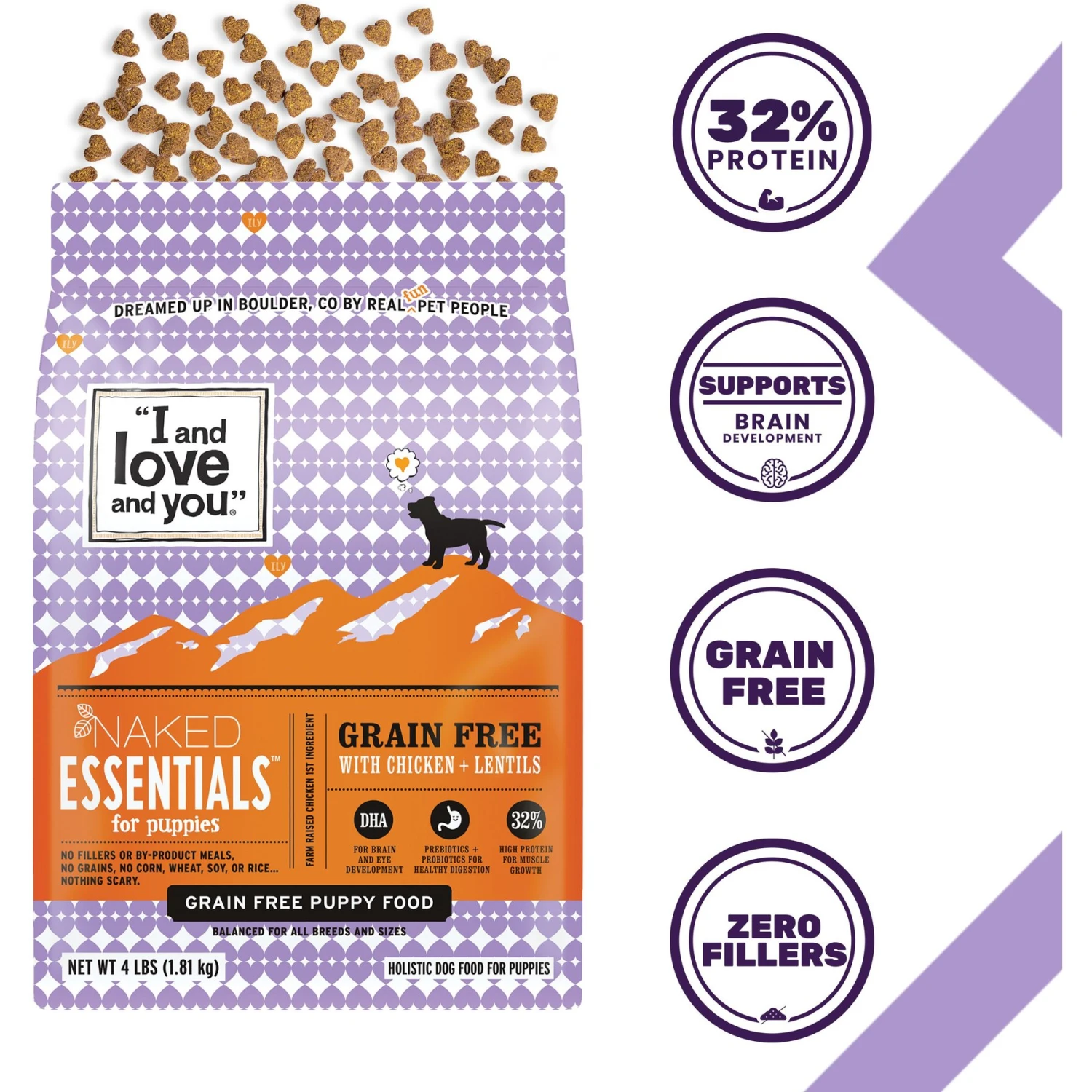 I And Love And You Naked Essentials Puppy Recipe Grain-Free Dry Puppy Food 2 I And Love And You Naked Essentials Puppy Recipe Grain-Free Dry Puppy Food - Image 2