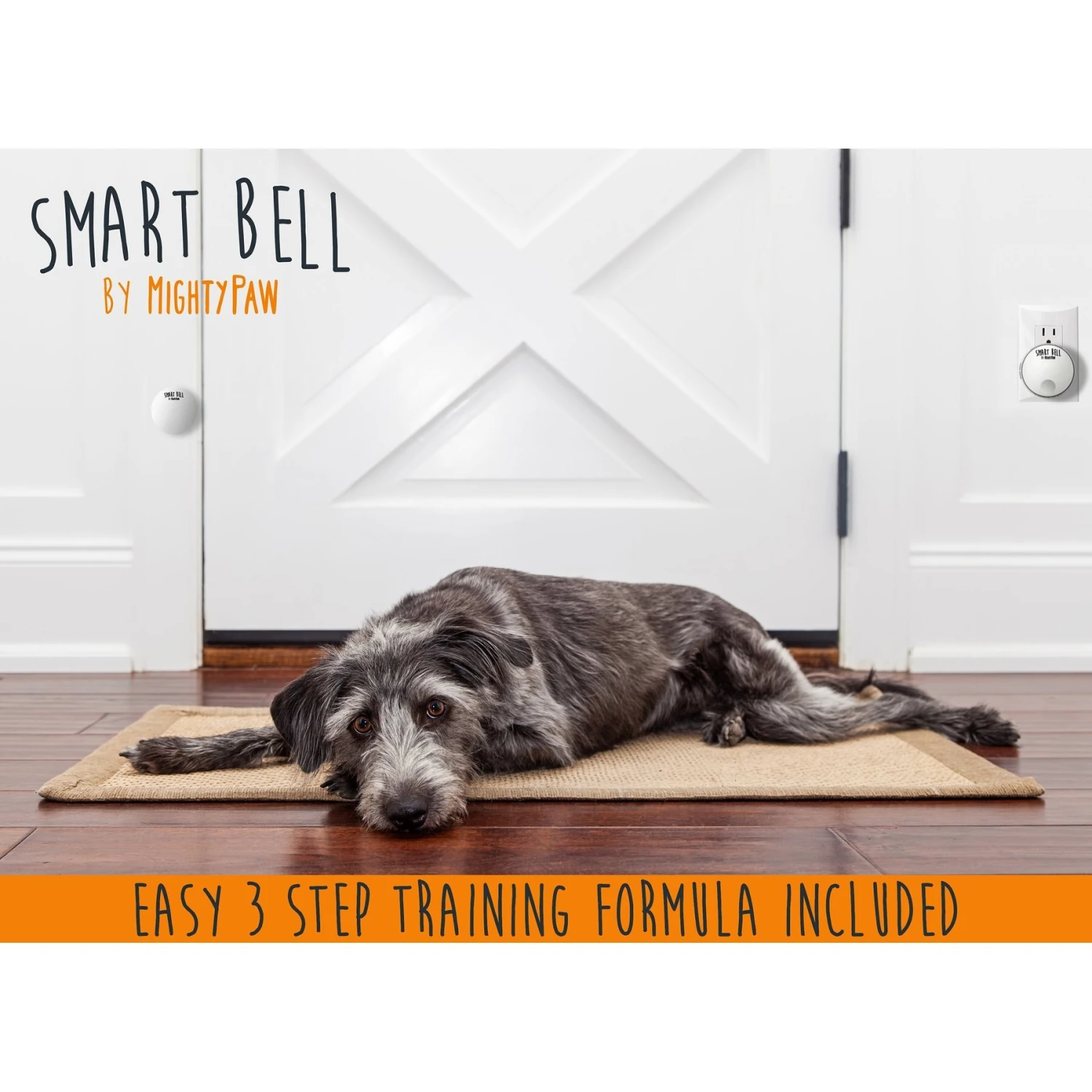 Mighty Paw Smart Bell 2.0 Potty Training Dog Doorbell, White 4 Mighty Paw Smart Bell 2.0 Potty Training Dog Doorbell, White - Image 4