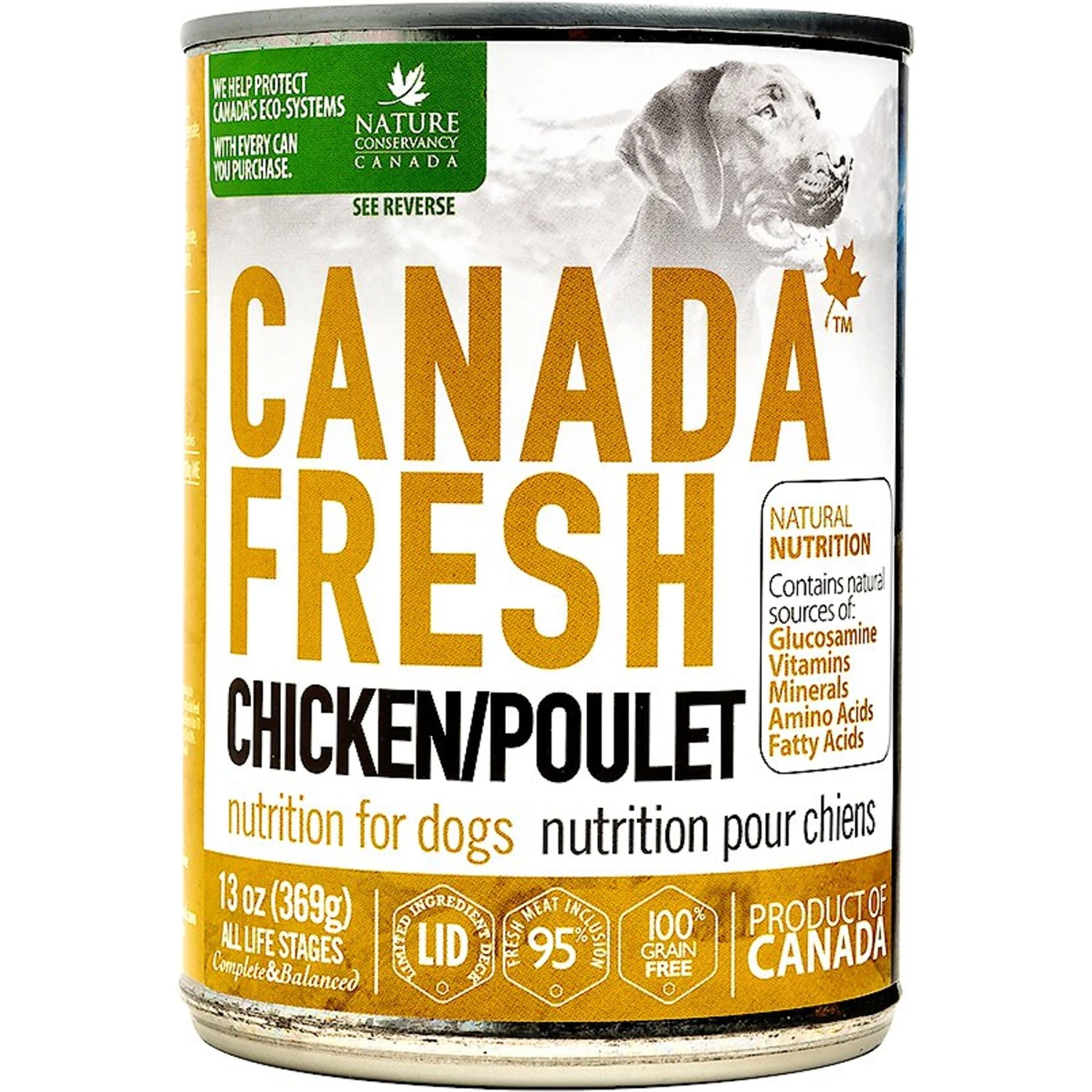 Canada Fresh Chicken Canned Dog Food 1 Canada Fresh Chicken Canned Dog Food