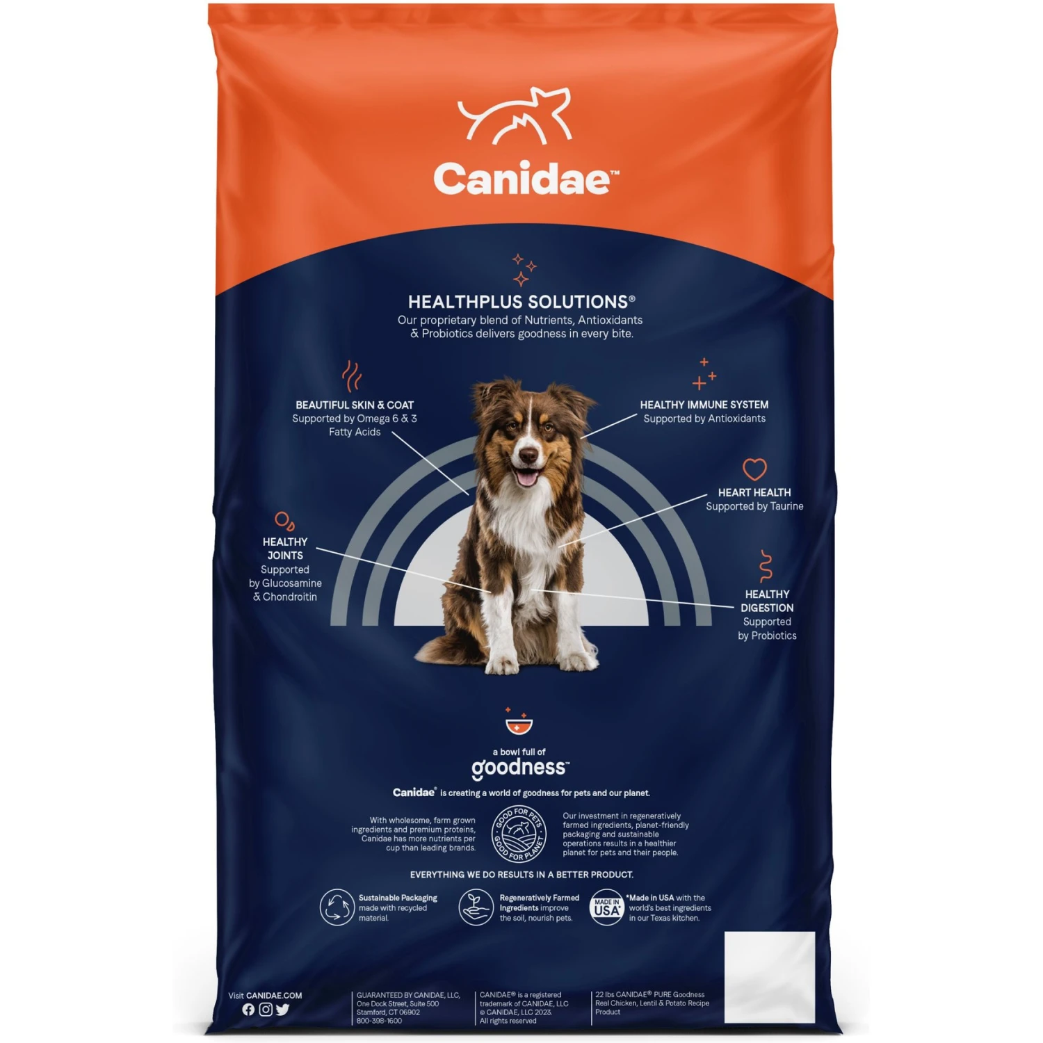 CANIDAE Grain-Free PURE Limited Ingredient Chicken, Lentil & Potato Recipe Dry Dog Food 4 CANIDAE Grain-Free PURE Limited Ingredient Chicken, Lentil & Potato Recipe Dry Dog Food - Image 4