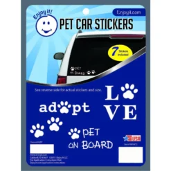 Enjoy It Assorted Pet Car Stickers