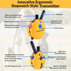 Educator By E-Collar Technologies 3/4 Mile Range Waterproof Dog Training Collar -Pawsphoria Sales Store 139858 PT3. AC SS1800 V1595889960