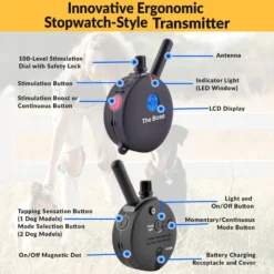 Educator By E-Collar Technologies The Boss 1 Mile Range Waterproof Dog Training Collar -Pawsphoria Sales Store 139861 PT3. AC SS1800 V1595889953