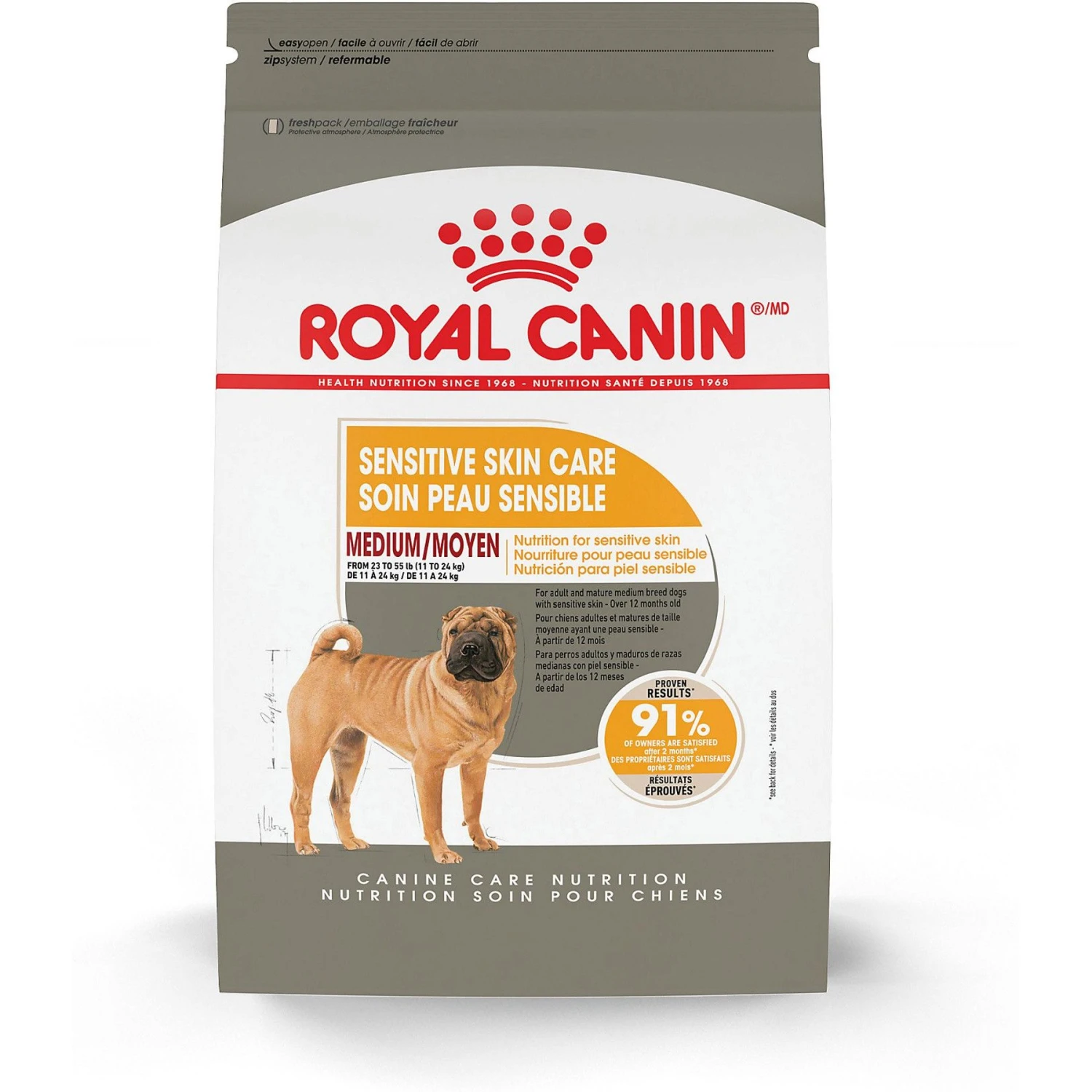 Royal Canin Canine Care Nutrition Medium Sensitive Skin Care Dry Dog Food 1 Royal Canin Canine Care Nutrition Medium Sensitive Skin Care Dry Dog Food