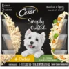 Cesar Simply Crafted Variety Pack Chicken & Chicken, Carrots & Green Beans Limited-Ingredient Adult Wet Dog Food Topper