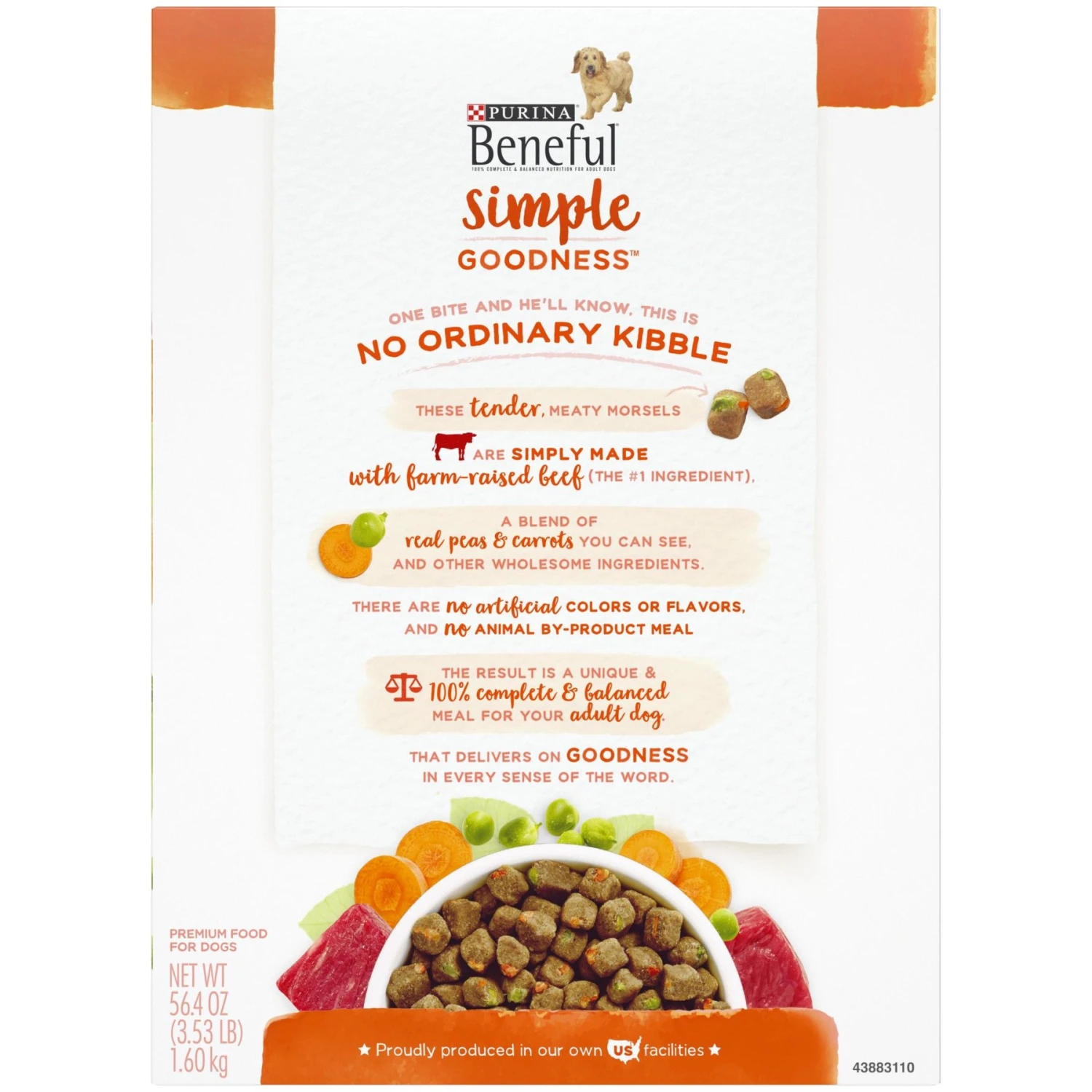 Purina Beneful Simple Goodness With Farm-Raised Beef Dry Dog Food 2 Purina Beneful Simple Goodness With Farm-Raised Beef Dry Dog Food - Image 2