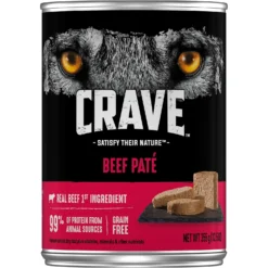 Crave Beef Pate Grain-Free Canned Dog Food