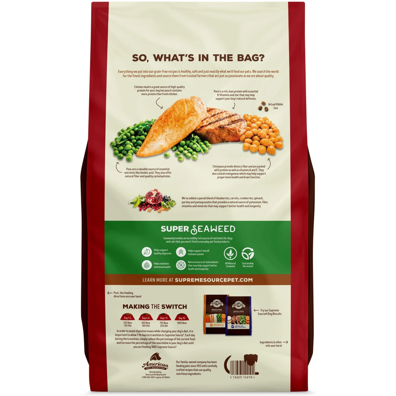 Supreme Source Grain-Free Pork, Peas & Wild Boar Recipe Dry Dog Food 2 Supreme Source Grain-Free Pork, Peas & Wild Boar Recipe Dry Dog Food - Image 2
