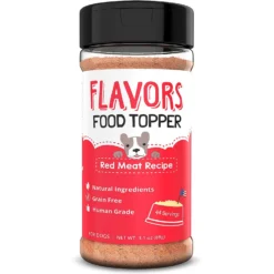 FLAVORS Red Meat Recipe Grain-Free Dog Food Topper & Treat Mix