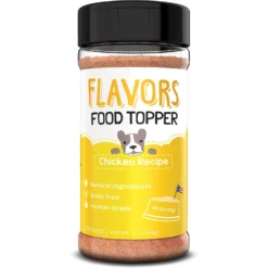 FLAVORS Chicken Recipe Grain-Free Dog Food Topper & Treat Mix