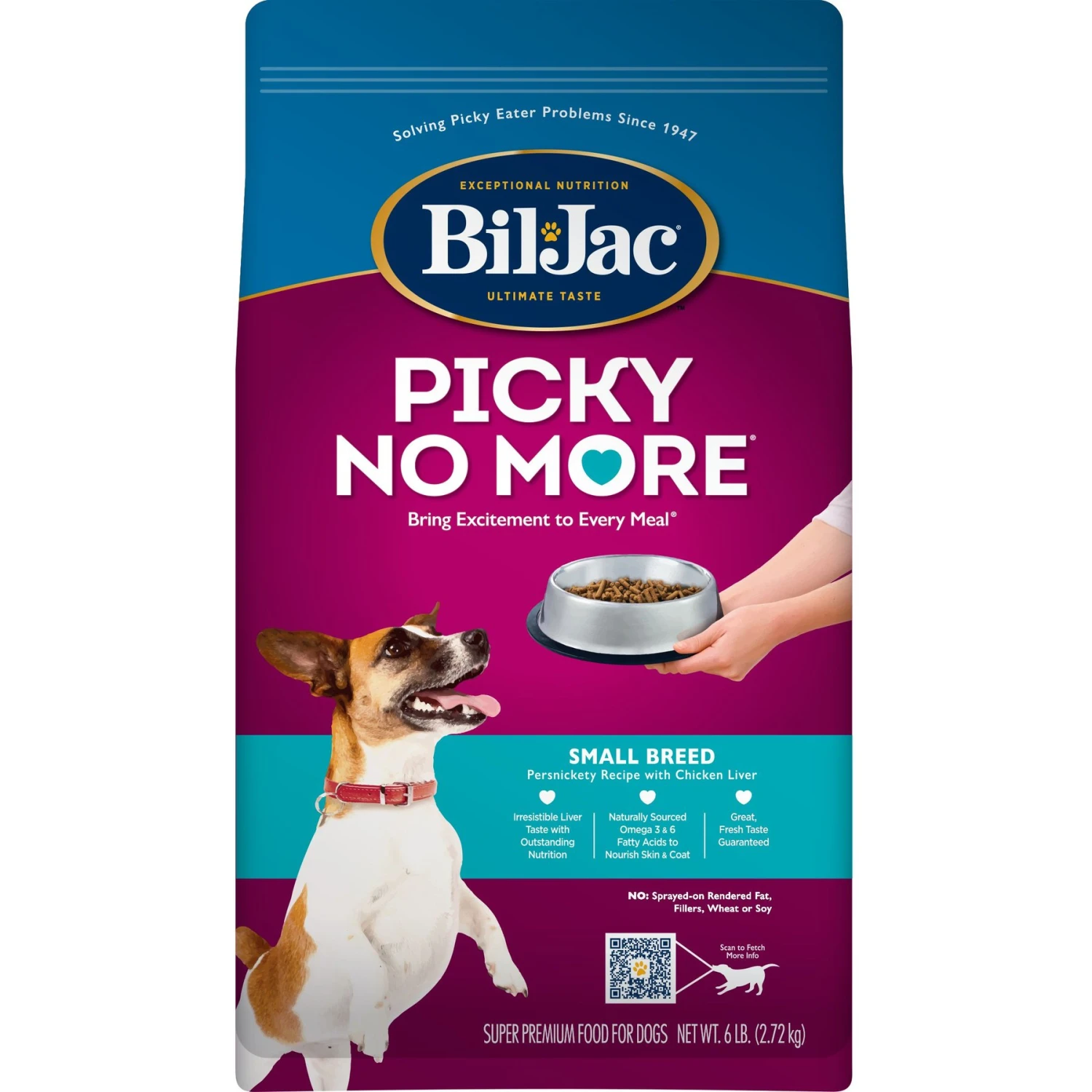 Bil-Jac Picky No More Small Breed Chicken Liver Recipe Dry Dog Food 1 Bil-Jac Picky No More Small Breed Chicken Liver Recipe Dry Dog Food