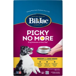 Bil-Jac Picky No More Medium & Large Breed Chicken Liver Recipe Dry Dog Food