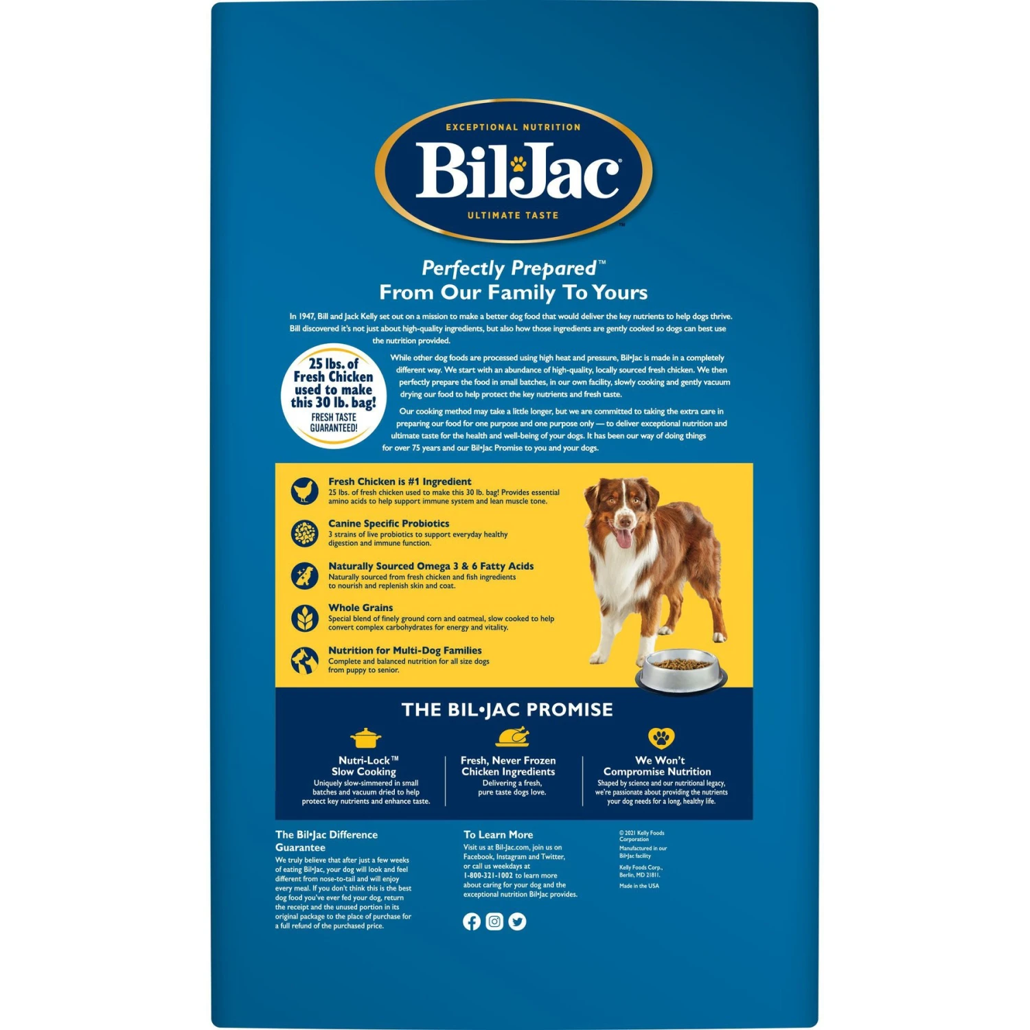 Bil-Jac Adult Select Chicken Recipe Dry Dog Food 3 Bil-Jac Adult Select Chicken Recipe Dry Dog Food - Image 3