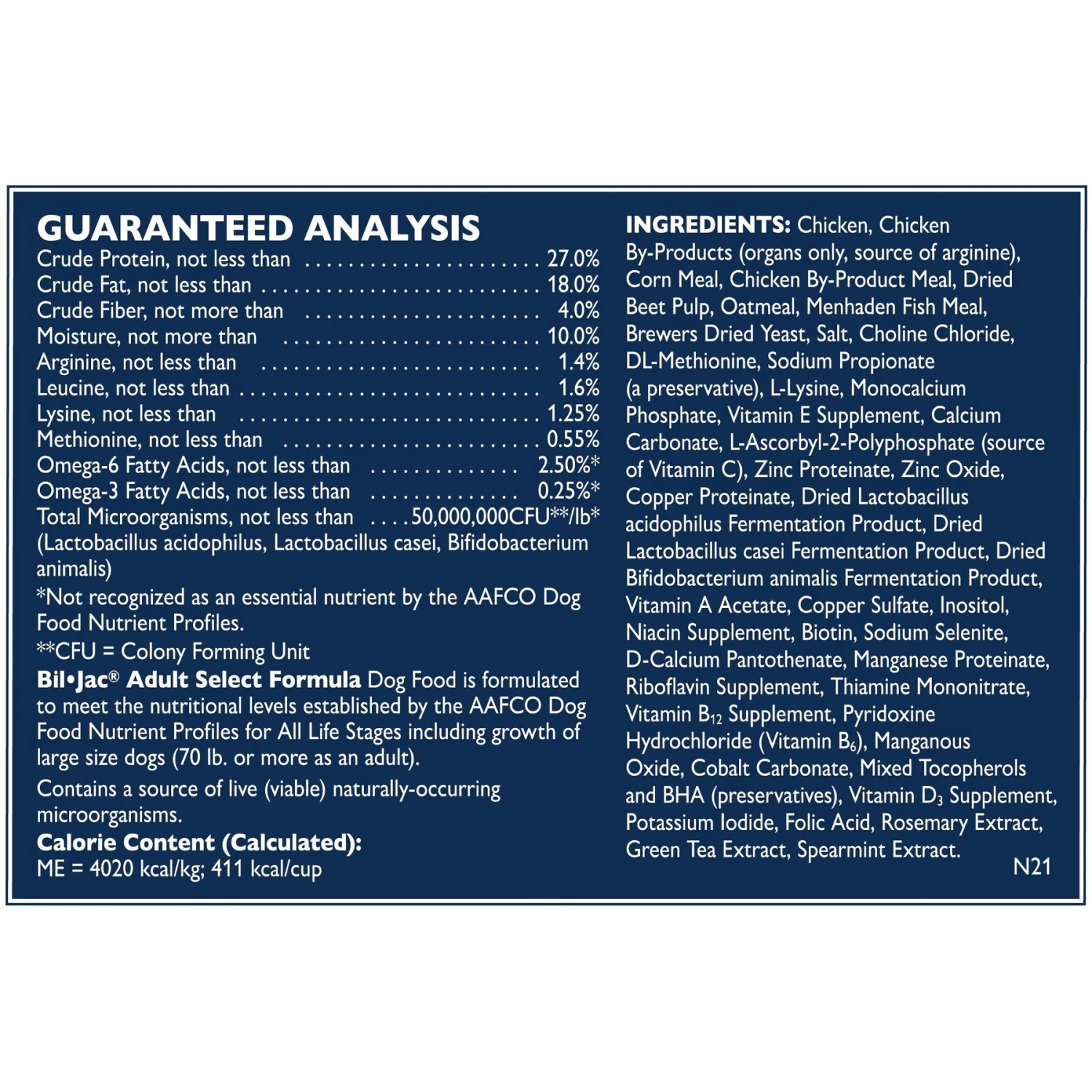 Bil-Jac Adult Select Chicken Recipe Dry Dog Food 5 Bil-Jac Adult Select Chicken Recipe Dry Dog Food - Image 5