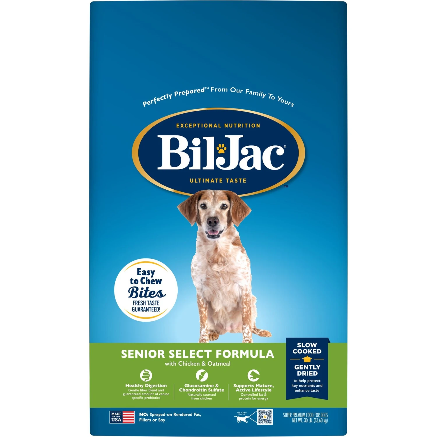Bil-Jac Senior Select Chicken & Oatmeal Recipe Dry Dog Food 1 Bil-Jac Senior Select Chicken & Oatmeal Recipe Dry Dog Food