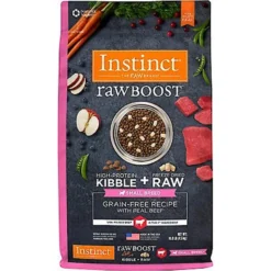 Instinct Raw Boost Small Breed Grain-Free Recipe With Real Beef & Freeze-Dried Raw Pieces Dry Dog Food