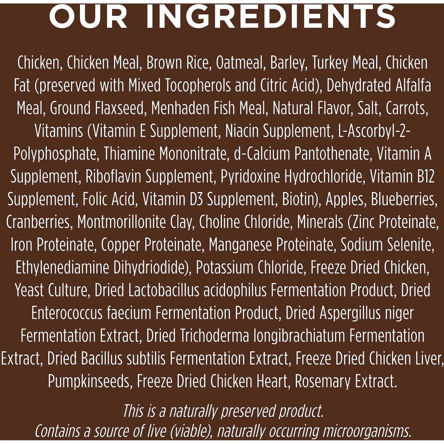 Instinct Be Natural Real Chicken & Brown Rice Recipe Freeze-Dried Raw Coated Dry Dog Food 6 Instinct Be Natural Real Chicken & Brown Rice Recipe Freeze-Dried Raw Coated Dry Dog Food - Image 6