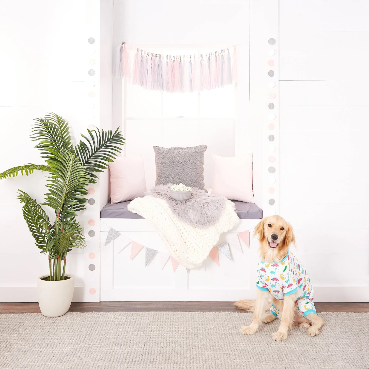 Frisco Dinosaur Print Dog & Cat Jersey PJs 6 Frisco Dinosaur Print Dog & Cat Jersey PJs - Image 6