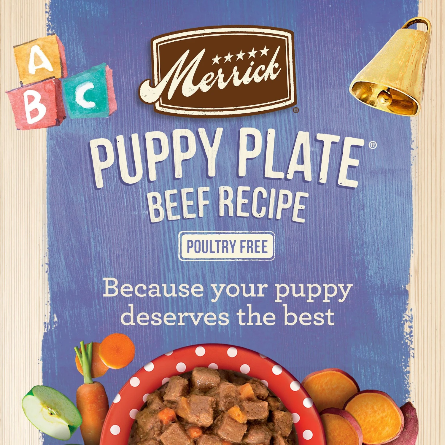 Merrick Grain-Free Wet Puppy Food Puppy Plate Beef Recipe 2 Merrick Grain-Free Wet Puppy Food Puppy Plate Beef Recipe - Image 2