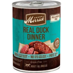 Merrick Grain-Free Real Duck Dinner Canned Dog Food