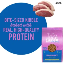 Tiki Dog Born Carnivore Savory Duck, Peas & Lentils, Baked Dry Dog Food -Pawsphoria Sales Store 145222 PT5. AC SS1800 V1701796310