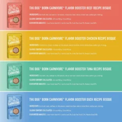 Tiki Dog Born Carnivore Flavor Booster Bisque Variety Pack Non-GMO Wet Dog Food Topper, 1.5-oz Pouch, Case Of 12 12 Tiki Dog Born Carnivore Flavor Booster Bisque Variety Pack Non-GMO Wet Dog Food Topper, 1.5-oz Pouch, Case Of 12 -Pawsphoria Sales Store 145229 PT3. AC SS1800 V1701796278