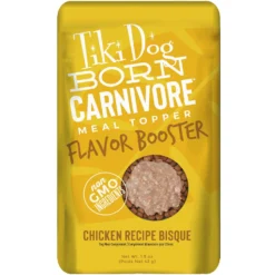 Tiki Dog Born Carnivore Flavor Booster Chicken Bisque Non-GMO Wet Dog Food Topper