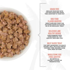 Tiki Dog Born Carnivore Flavor Booster Beef Bisque Non-GMO Wet Dog Food Topper -Pawsphoria Sales Store 145236 PT4. AC SS1800 V1701796188