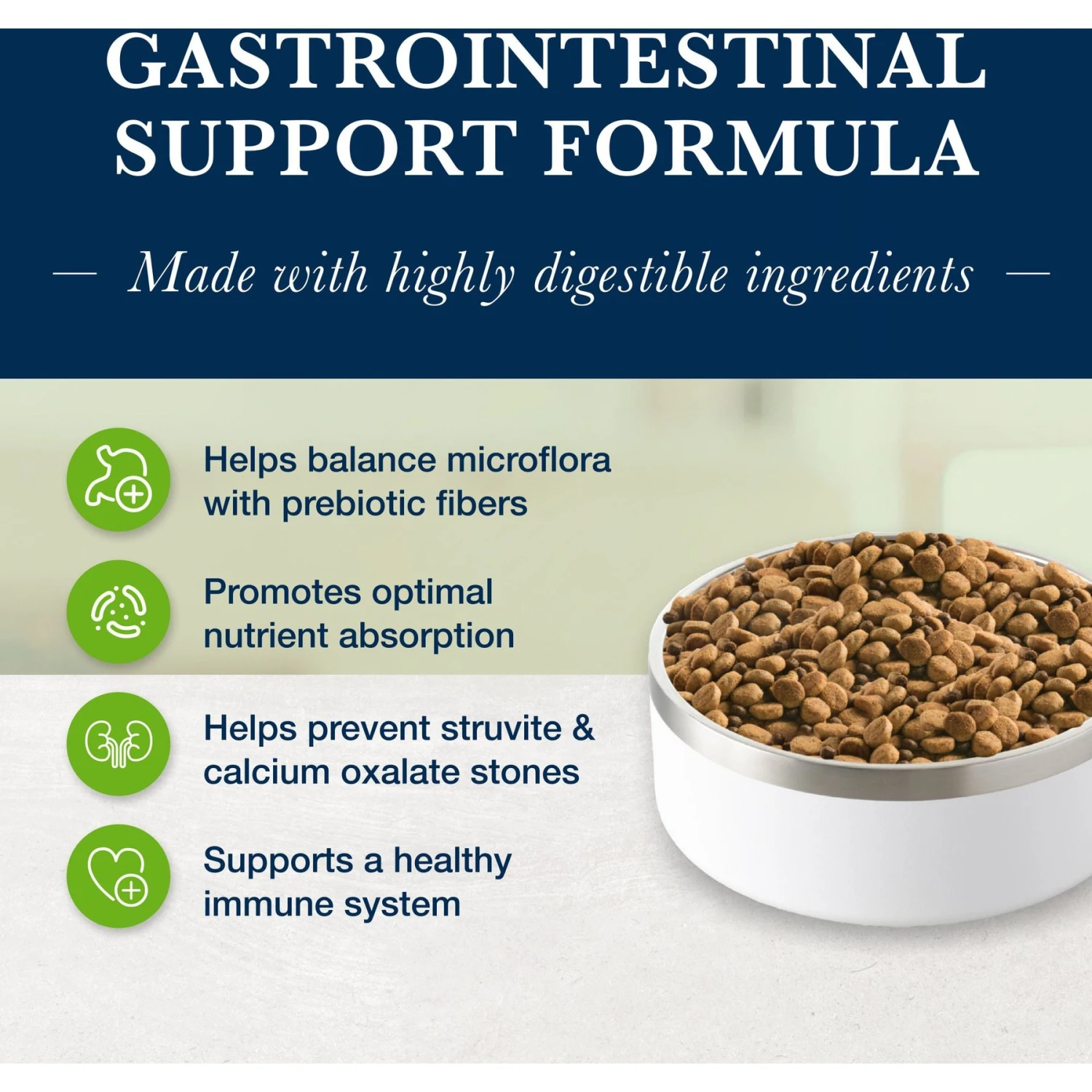 Blue Buffalo Natural Veterinary Diet GI Gastrointestinal Support Dry Dog Food 3 Blue Buffalo Natural Veterinary Diet GI Gastrointestinal Support Dry Dog Food - Image 3