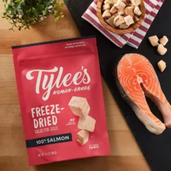 Tylee's Salmon Human-Grade Freeze-Dried Dog Treats 8 Tylee's Salmon Human-Grade Freeze-Dried Dog Treats -Pawsphoria Sales Store 148174 PT2. AC SS1800 V1551468426
