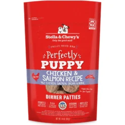 Stella & Chewy's Perfectly Puppy Chicken & Salmon Dinner Patties Freeze-Dried Raw Dog Food