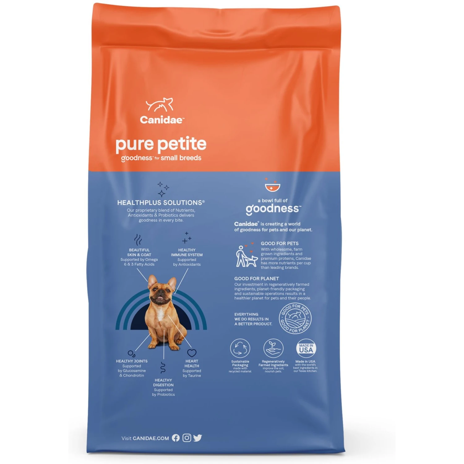 CANIDAE PURE Petite Adult Small Breed Grain-Free With Chicken Dry Dog Food 3 CANIDAE PURE Petite Adult Small Breed Grain-Free With Chicken Dry Dog Food - Image 3