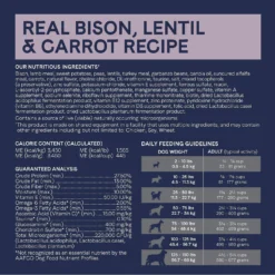 CANIDAE Grain-Free PURE Limited Ingredient Bison, Lentil & Carrot Recipe Dry Dog Food -Pawsphoria Sales Store 148596 PT5. AC SS1800 V1643679726