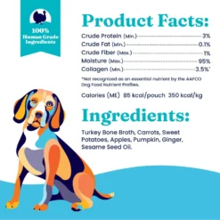 Solid Gold Turkey Grain-Free Bone Broth With Pumpkin & Ginger Dog Food -Pawsphoria Sales Store 149303 PT3. AC SS1800 V1604616727