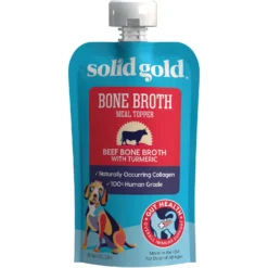 Solid Gold Beef Bone Broth With Turmeric Dog Food Topper
