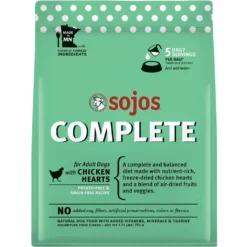 Sojos Complete Chicken Recipe Adult Freeze-Dried Grain-Free Raw Dog Food