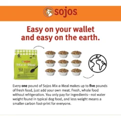 Sojos Mix-A-Meal Fruit & Veggie Pre-Mix Grain-Free Dog Food -Pawsphoria Sales Store 149640 PT3. AC SS1800 V1611088637