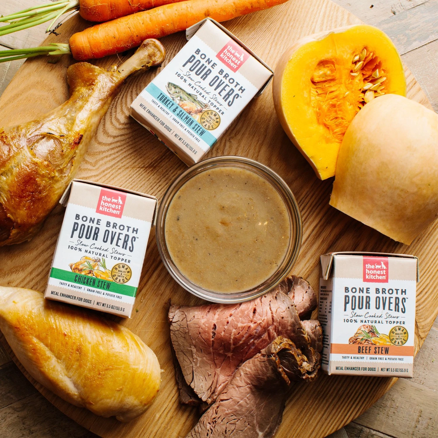 The Honest Kitchen Bone Broth POUR OVERS Beef Stew Wet Dog Food Topper 8 The Honest Kitchen Bone Broth POUR OVERS Beef Stew Wet Dog Food Topper - Image 8