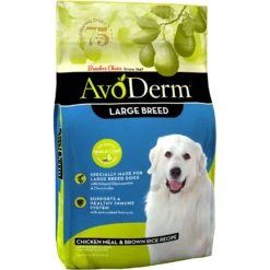 AvoDerm Chicken Meal & Brown Rice Recipe Large Breed Adult Dry Dog Food