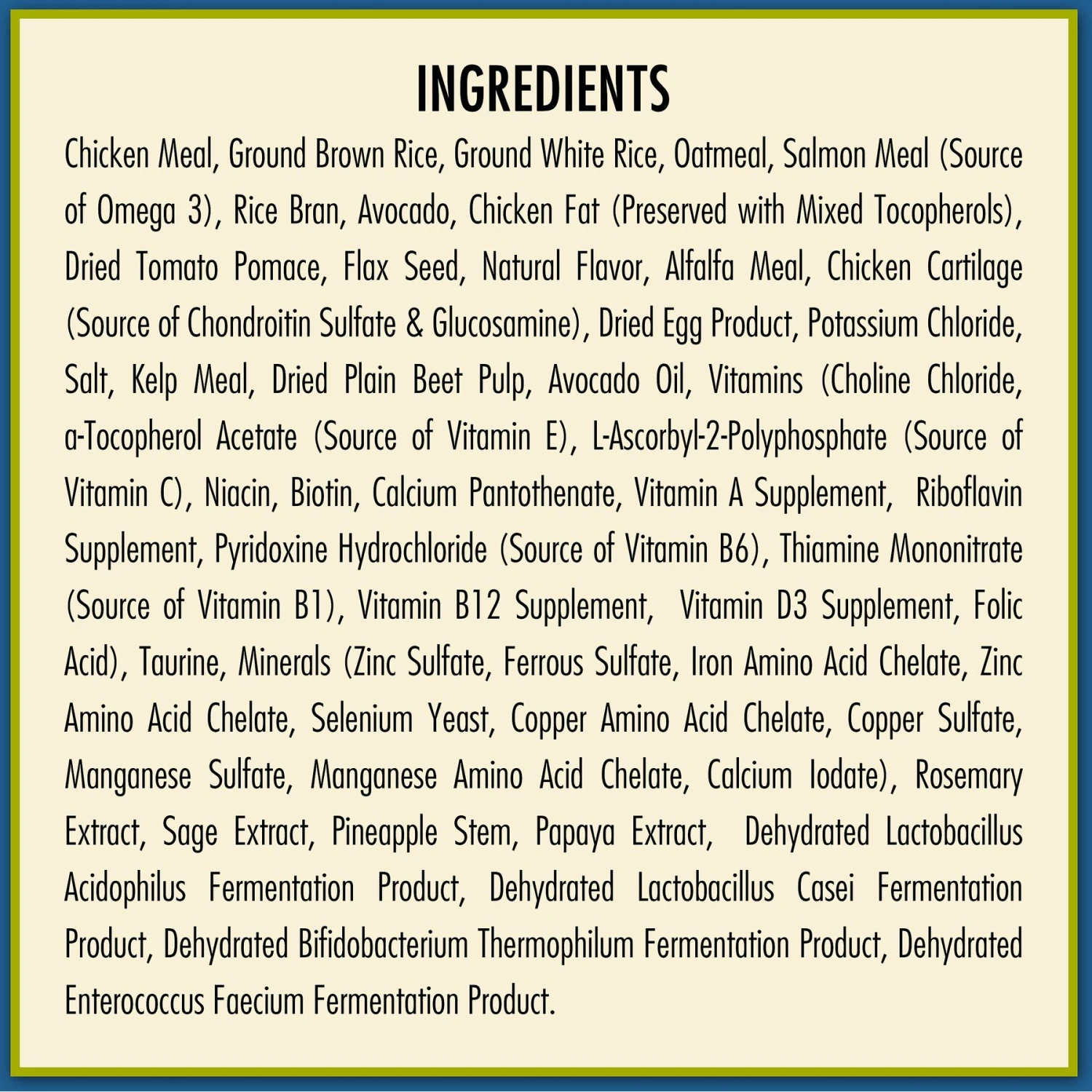 AvoDerm Chicken Meal & Brown Rice Recipe Large Breed Adult Dry Dog Food 3 AvoDerm Chicken Meal & Brown Rice Recipe Large Breed Adult Dry Dog Food - Image 3